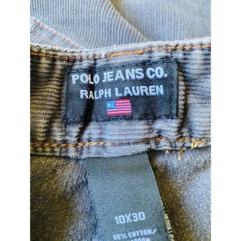 Polo Jeans Co. Ralph Lauren Pants Vintage Corduroy 5 Pocket Design Size 10 - Picture 10 of 10